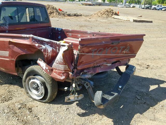 JT4RN50R9H0294353 - 1987 TOYOTA PICKUP 1/2 MAROON photo 9