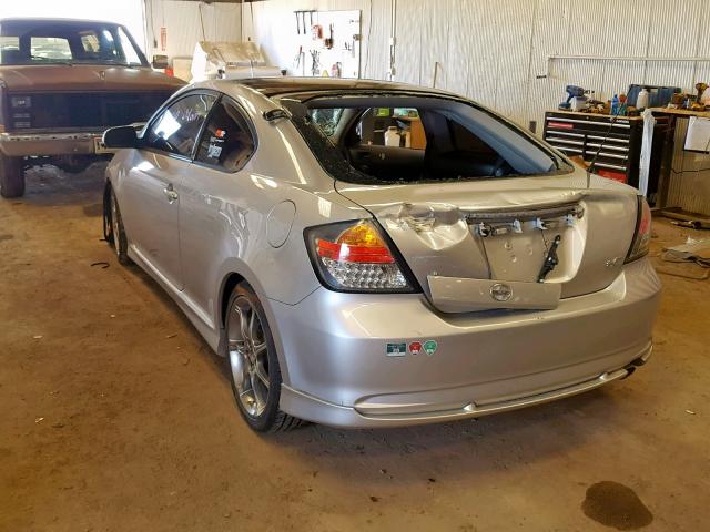 JTKDE177070171832 - 2007 TOYOTA SCION TC ვერცხლისფერი ფოტო 3