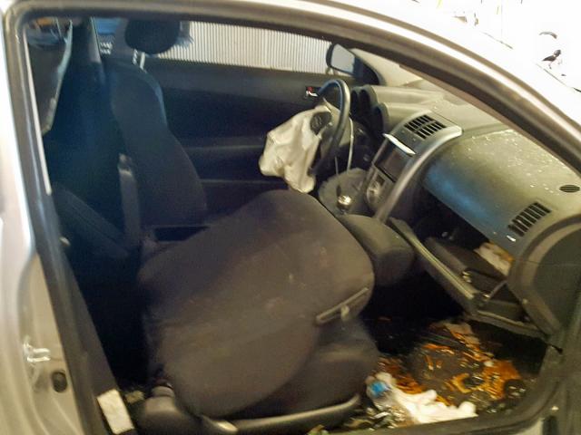 JTKDE177070171832 - 2007 TOYOTA SCION TC ვერცხლისფერი ფოტო 5