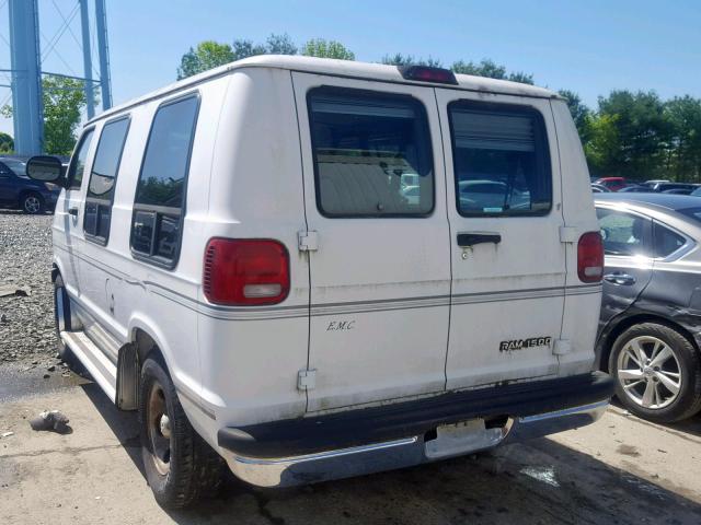 2D6WB11XX3K514344 - 2003 DODGE RAM VAN B1 WHITE photo 3