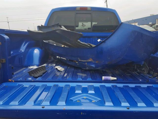 1D7HW38K78S594147 - 2008 DODGE DAKOTA SXT BLUE photo 6