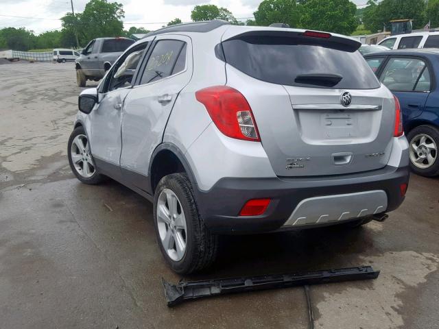 KL4CJASB2FB218155 - 2015 BUICK ENCORE SILVER photo 3