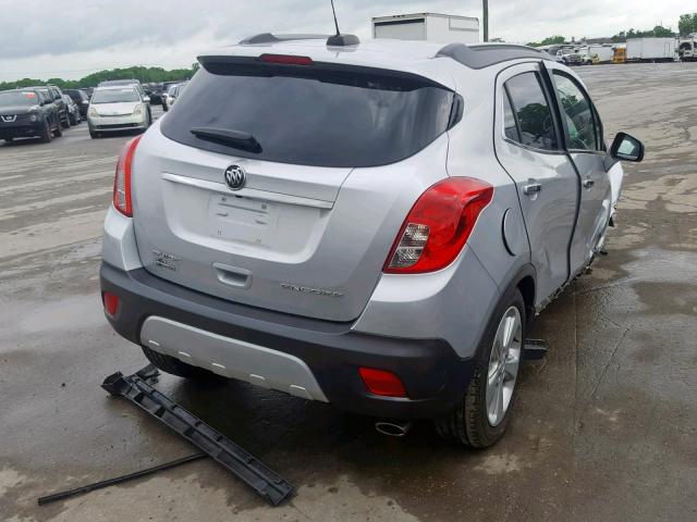 KL4CJASB2FB218155 - 2015 BUICK ENCORE SILVER photo 4