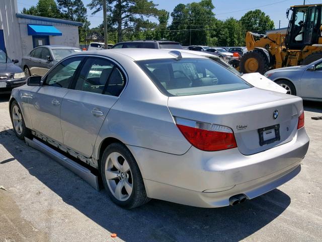 WBANE53526CK91763 - 2006 BMW 525 I SILVER photo 3