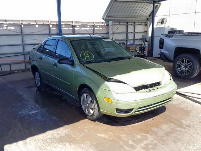 1FAHP34N67W271633 - 2007 FORD FOCUS ZX4 GREEN photo 1