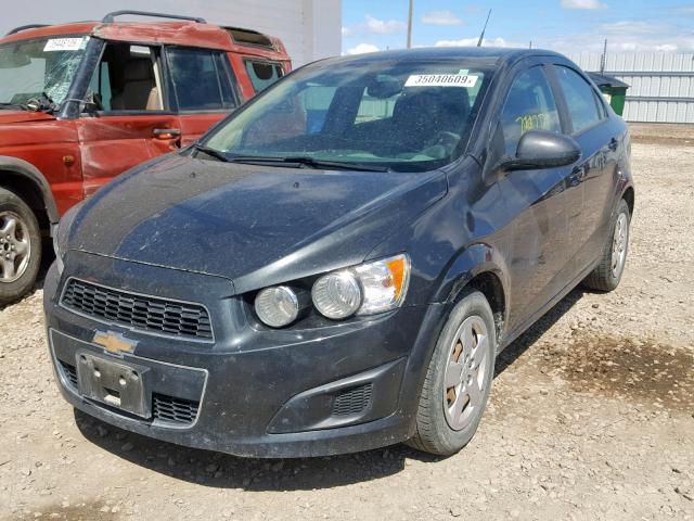 1G1JA5SH7E4206166 - 2014 CHEVROLET SONIC LS 黑色 照片 2