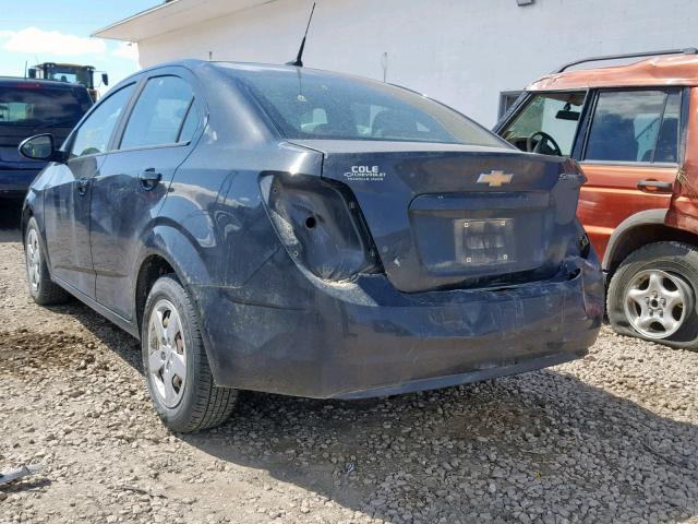 1G1JA5SH7E4206166 - 2014 CHEVROLET SONIC LS 黑色 照片 3