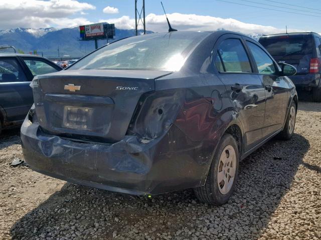 1G1JA5SH7E4206166 - 2014 CHEVROLET SONIC LS 黑色 照片 4