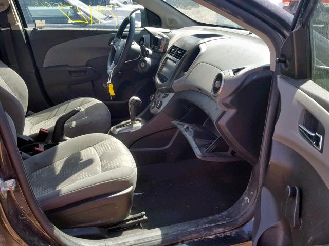 1G1JA5SH7E4206166 - 2014 CHEVROLET SONIC LS 黑色 照片 5