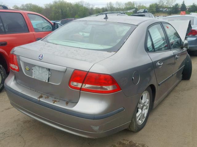 YS3FD45Y061018563 - 2006 SAAB 9-3 GRAY photo 4