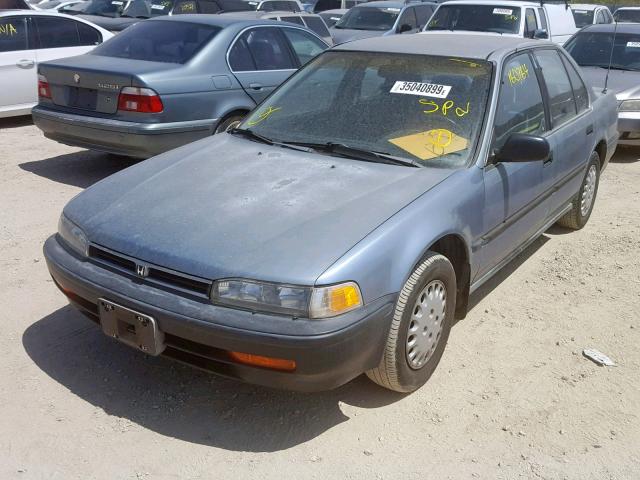 1HGCB7644NA073546 - 1992 HONDA ACCORD DX TEAL photo 2