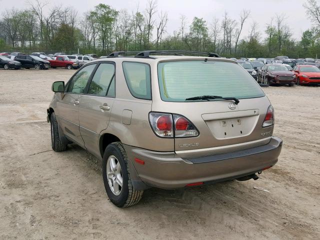 JTJHF10U020236593 - 2002 LEXUS RX 300 GOLD photo 3