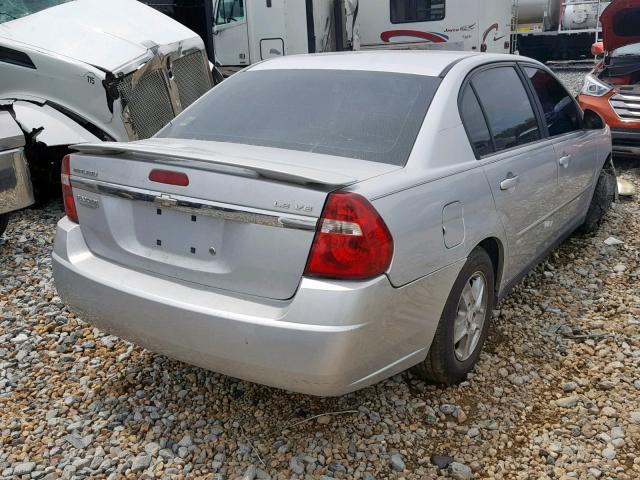 1G1ZT548X5F216009 - 2005 CHEVROLET MALIBU LS SILVER photo 4
