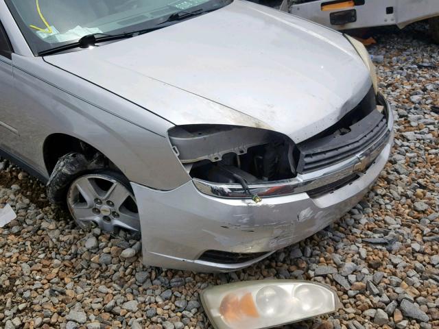 1G1ZT548X5F216009 - 2005 CHEVROLET MALIBU LS SILVER photo 9
