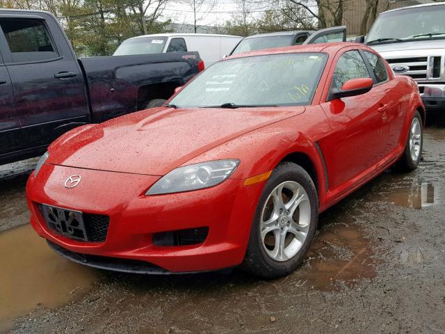 JM1FE173970211628 - 2007 MAZDA RX8 RED photo 2