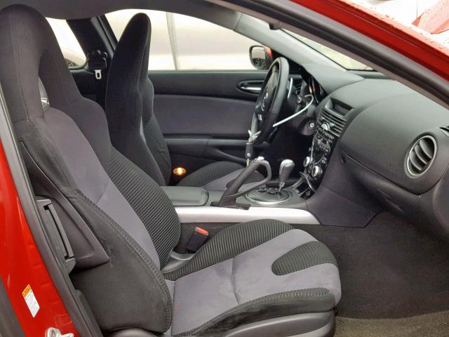 JM1FE173970211628 - 2007 MAZDA RX8 RED photo 5