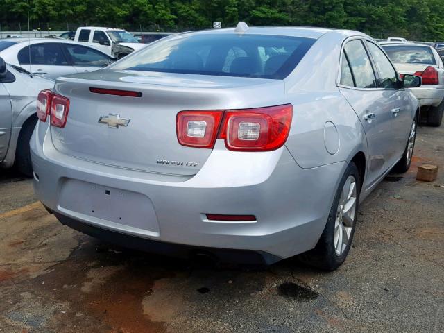 1G11H5SA3DF279505 - 2013 CHEVROLET MALIBU LTZ ვერცხლისფერი ფოტო 4