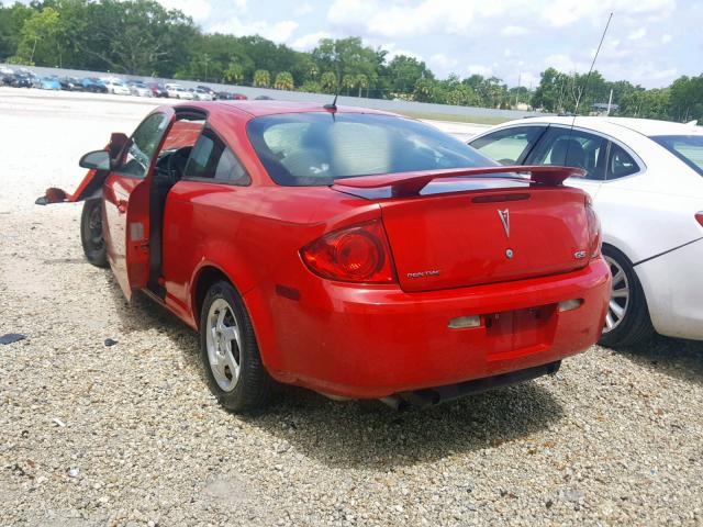 1G2AL18F277187113 - 2007 PONTIAC G5 RED photo 3