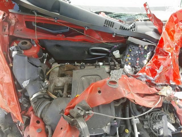 1G2AL18F277187113 - 2007 PONTIAC G5 RED photo 7
