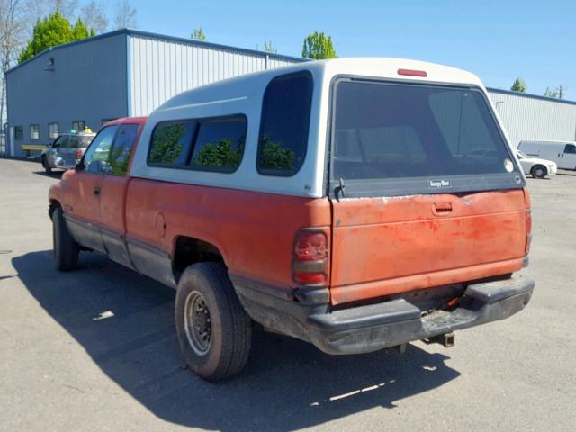 1B7KC23CXTJ115298 - 1996 DODGE RAM 2500 RED photo 3