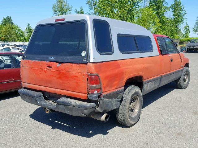 1B7KC23CXTJ115298 - 1996 DODGE RAM 2500 RED photo 4