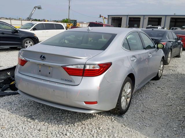 JTHBW1GG8D2001843 - 2013 LEXUS ES 300H SILVER photo 4