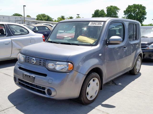 JN8AZ2KR7ET352004 - 2014 NISSAN CUBE S CHARCOAL photo 2