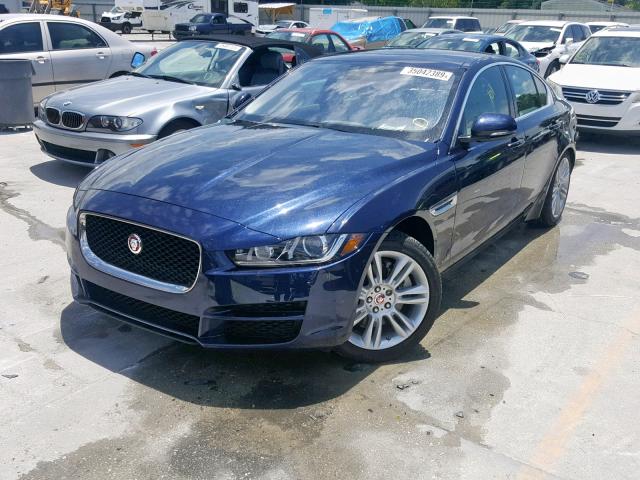 SAJAJ4FX3KCP43901 - 2019 JAGUAR XE PREMIUM BLUE photo 2