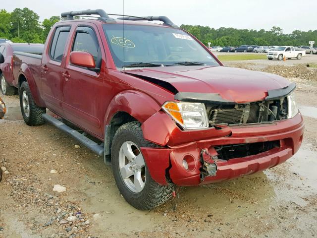 1N6AD09U67C457741 - 2007 NISSAN FRONTIER C RED photo 1