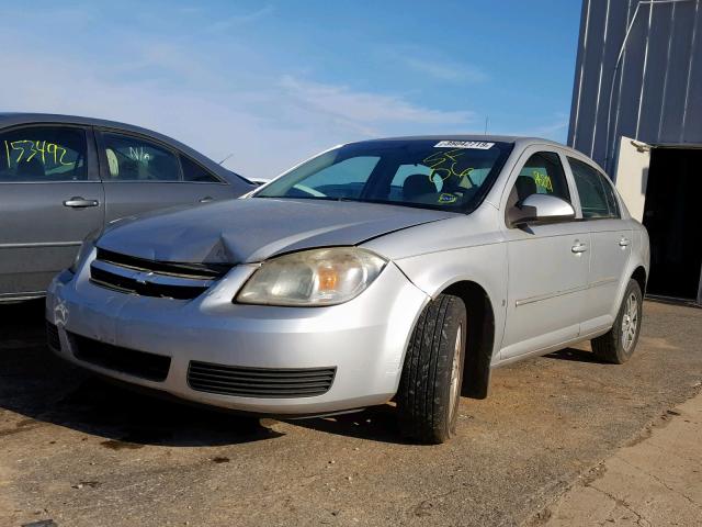 1G1AL55F167632536 - 2006 CHEVROLET COBALT LT SILVER photo 2