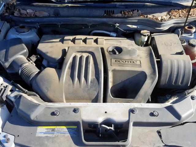 1G1AL55F167632536 - 2006 CHEVROLET COBALT LT SILVER photo 7