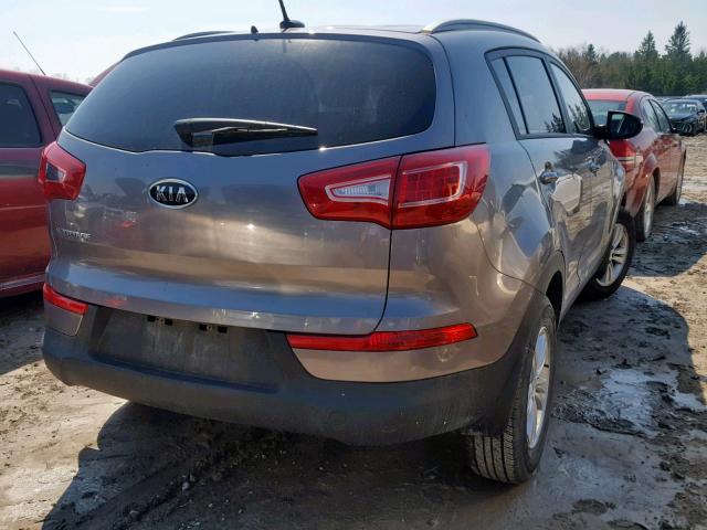 KNDPB3A26C7262238 - 2012 KIA SPORTAGE B GRAY photo 4