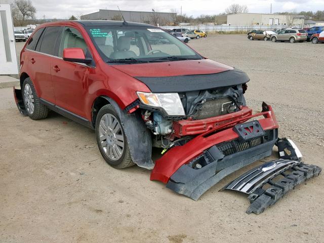 2FMDK4KC0ABB52835 - 2010 FORD EDGE LIMIT RED photo 1