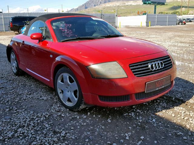 TRUUT28NX11005468 - 2001 AUDI TT QUATTRO RED photo 1