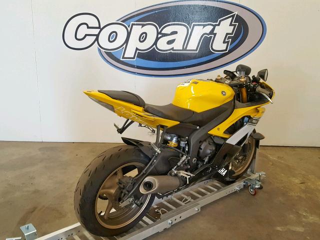 JYARJ16E4GA035587 - 2016 YAMAHA YZFR6 YELLOW photo 4