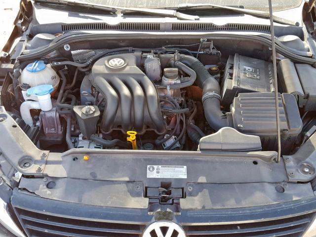 3VW2K7AJ8BM358205 - 2011 VOLKSWAGEN JETTA BASE BROWN photo 7