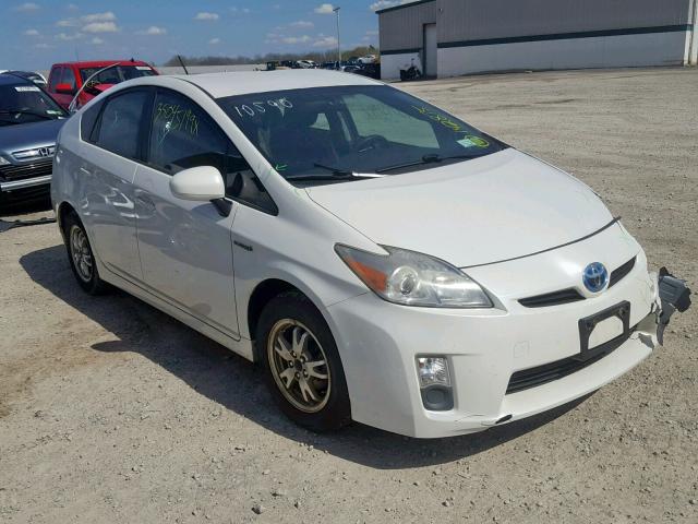 JTDKN3DU4B0248537 - 2011 TOYOTA PRIUS WHITE photo 1