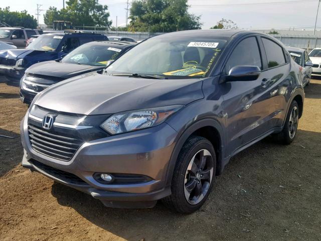 3CZRU5H59JG702432 - 2018 HONDA HR-V EX GRAY photo 2