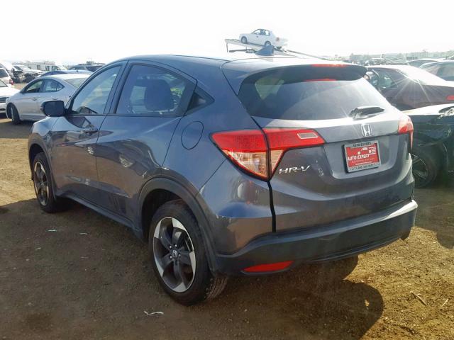 3CZRU5H59JG702432 - 2018 HONDA HR-V EX GRAY photo 3