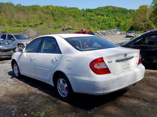 4T1BF32K73U036736 - 2003 TOYOTA CAMRY LE WHITE photo 3