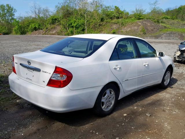 4T1BF32K73U036736 - 2003 TOYOTA CAMRY LE WHITE photo 4