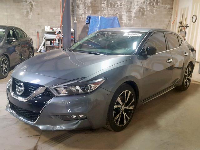 1N4AA6AP4JC410046 - 2018 NISSAN MAXIMA 3.5 GRAY photo 2