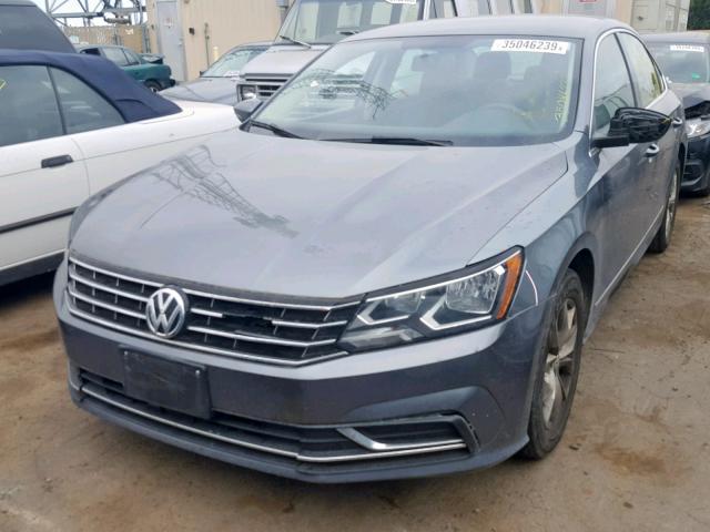 1VWAT7A37GC048422 - 2016 VOLKSWAGEN PASSAT S GRAY photo 2