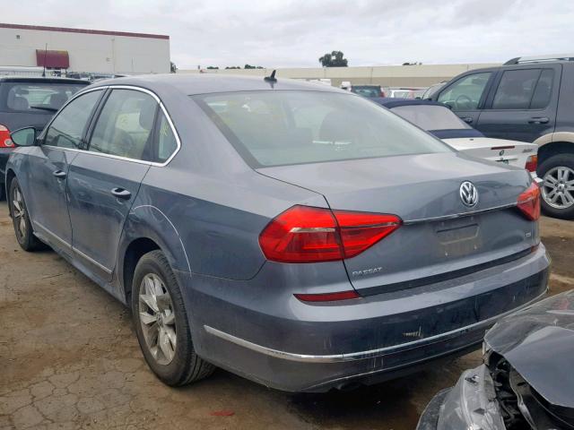 1VWAT7A37GC048422 - 2016 VOLKSWAGEN PASSAT S GRAY photo 3