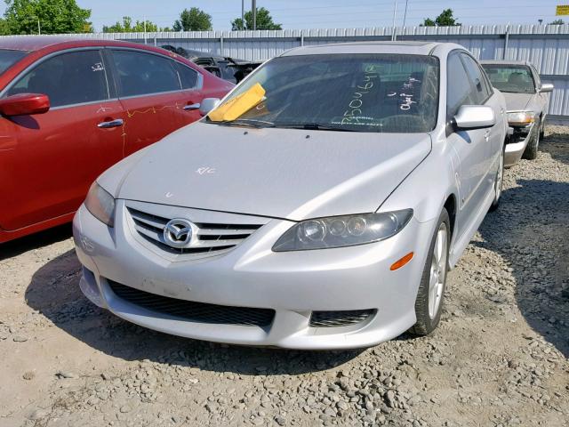 1YVHP84D145N61238 - 2004 MAZDA 6 S SILVER photo 2