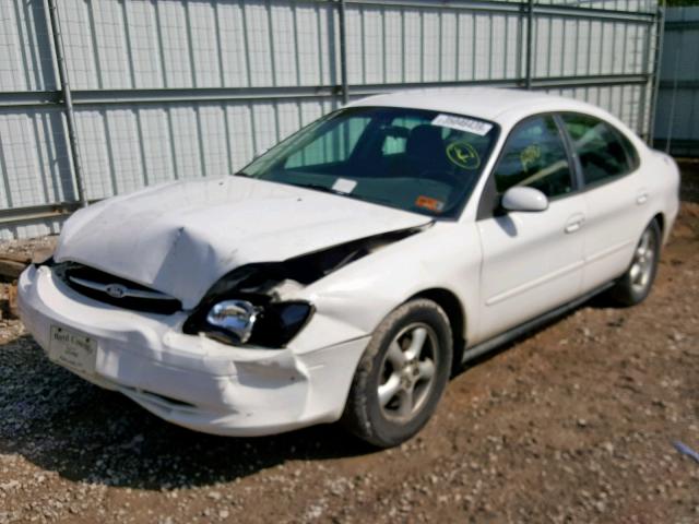 1FAFP55U21A283744 - 2001 FORD TAURUS SES WHITE photo 2