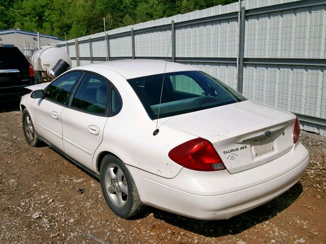 1FAFP55U21A283744 - 2001 FORD TAURUS SES WHITE photo 3