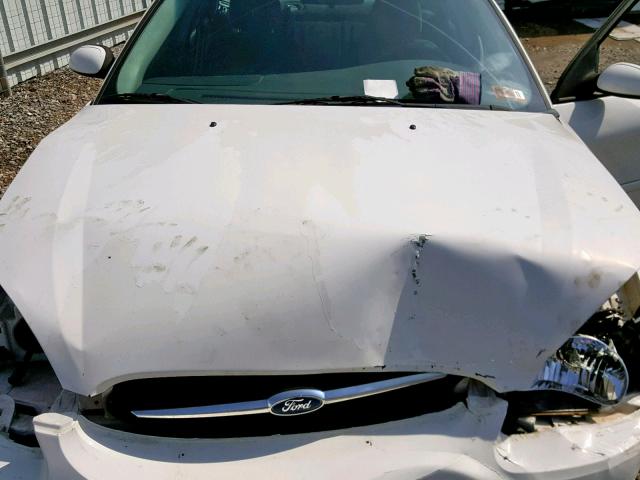 1FAFP55U21A283744 - 2001 FORD TAURUS SES WHITE photo 7