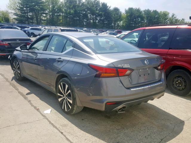 1N4BL4CVXKC166516 - 2019 NISSAN ALTIMA SR GRAY photo 3