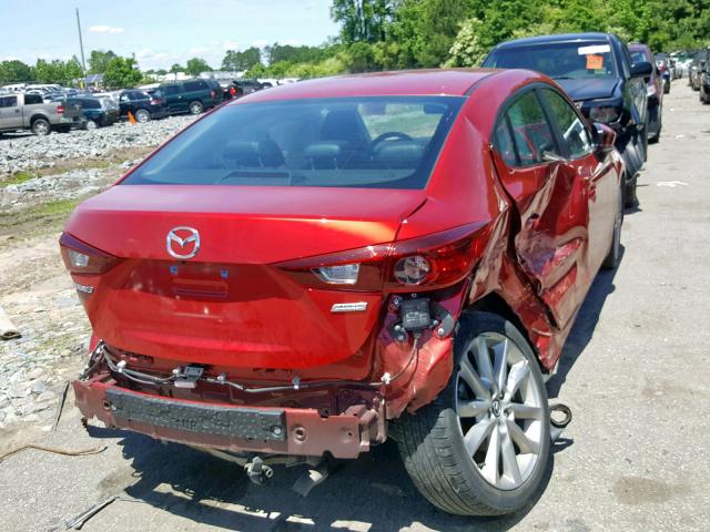 3MZBN1V73HM151457 - 2017 MAZDA 3 TOURING RED photo 4